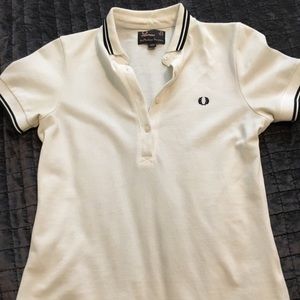 White Fred perry